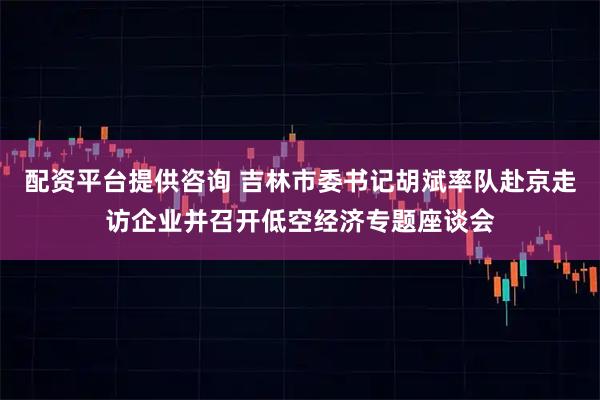 配资平台提供咨询 吉林市委书记胡斌率队赴京走访企业并召开低空经济专题座谈会