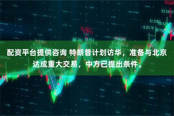 配资平台提供咨询 特朗普计划访华,准备与北京达成重大交易,中方已提出条件。